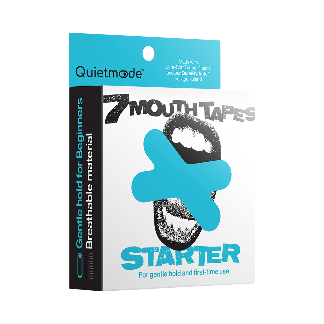 QuietMode™ Starter Mouth Tape – Gentle Hold for First-Time Users