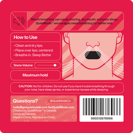 QuietMode™ Full Closure Mouth Tape – Deep Hold for Restorative Sleep