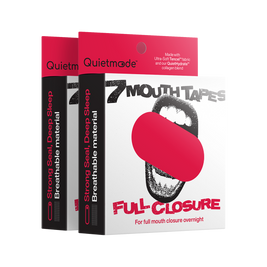 QuietMode™ Full Closure Mouth Tape – Deep Hold for Restorative Sleep