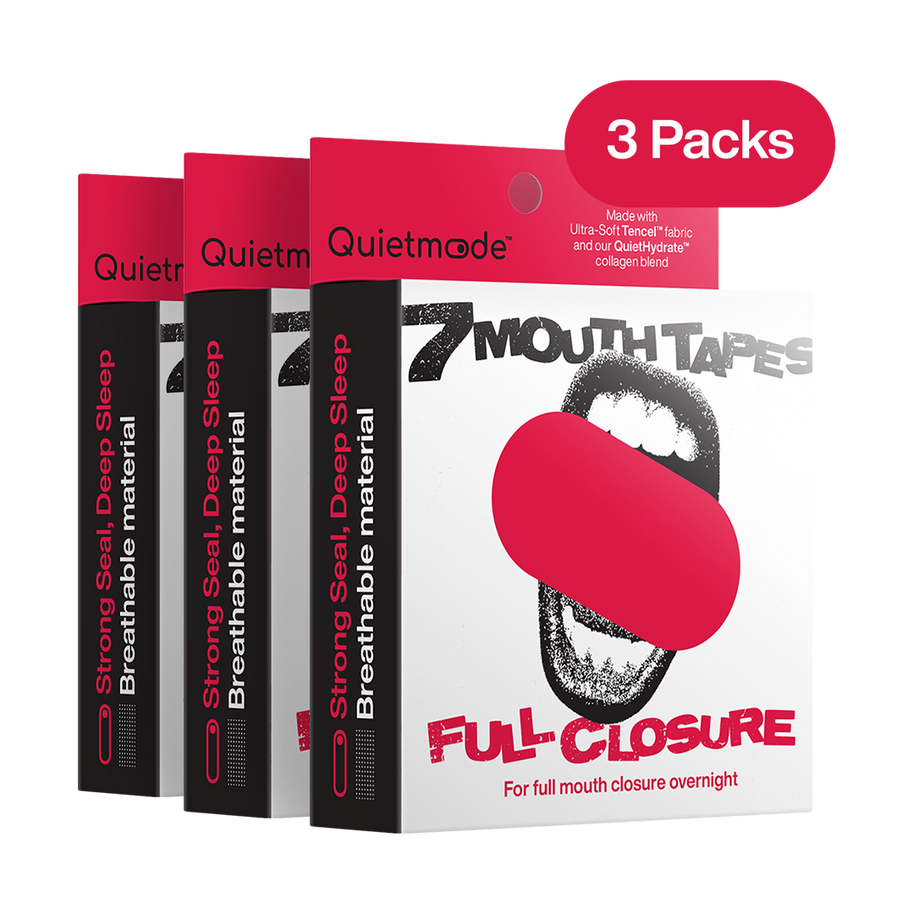 QuietMode™ Full Closure Mouth Tape – Deep Hold for Restorative Sleep