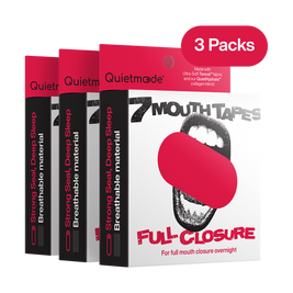 QuietMode™ Full Closure Mouth Tape – Deep Hold for Restorative Sleep