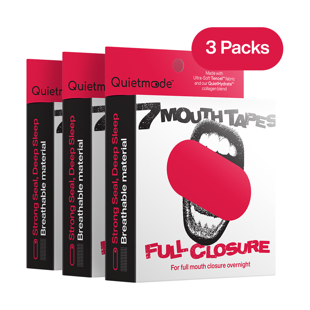 QuietMode™ Full Closure Mouth Tape – Deep Hold for Restorative Sleep