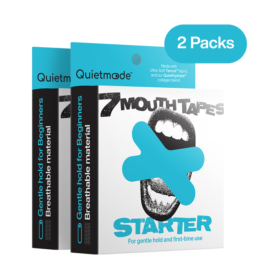 QuietMode™ Starter Mouth Tape – Gentle Hold for First-Time Users