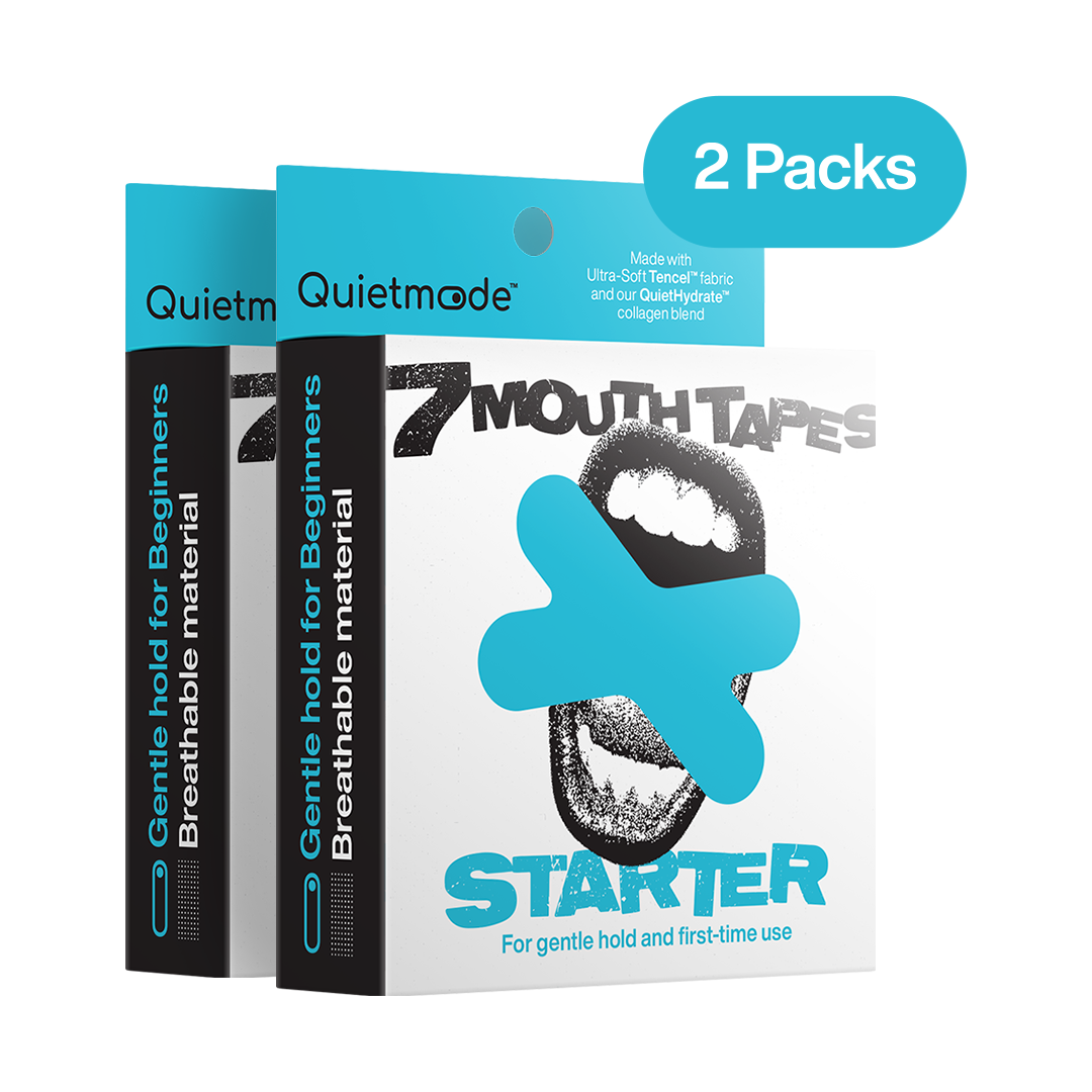 QuietMode™ Starter Mouth Tape – Gentle Hold for First-Time Users