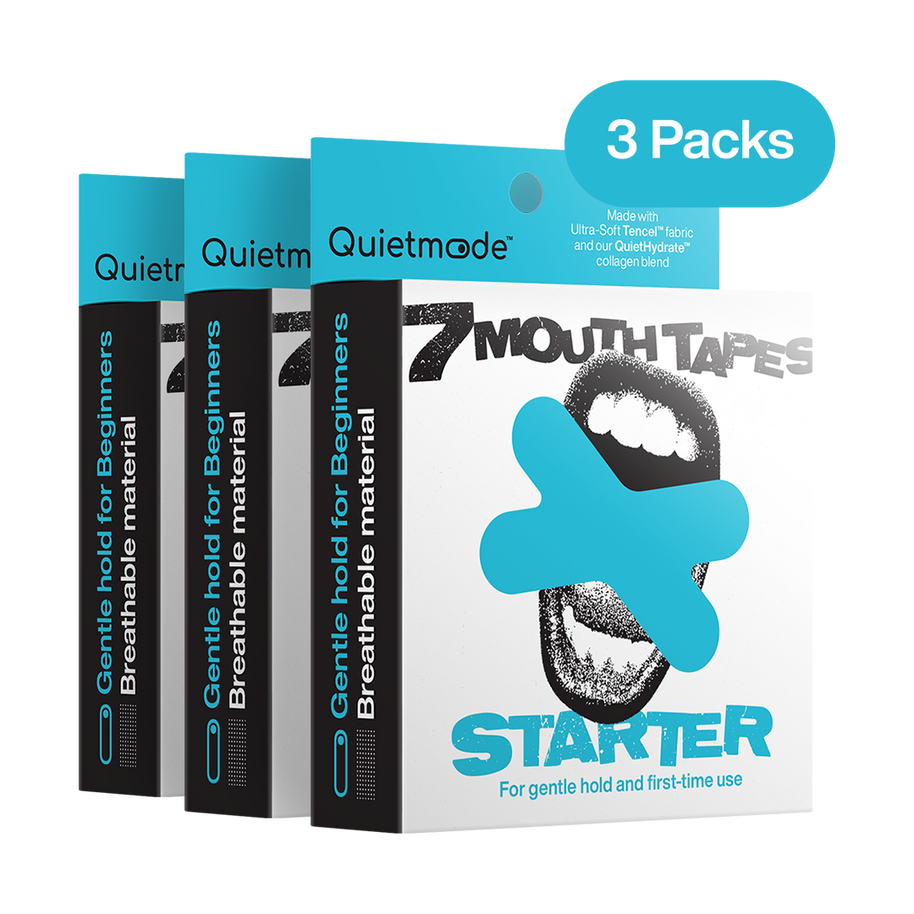 QuietMode™ Starter Mouth Tape – Gentle Hold for First-Time Users