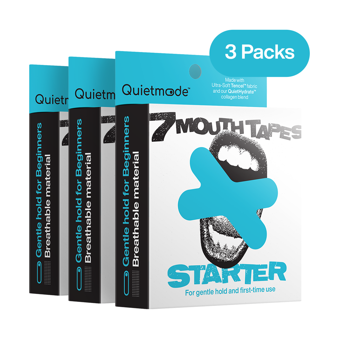 QuietMode™ Starter Mouth Tape – Gentle Hold for First-Time Users